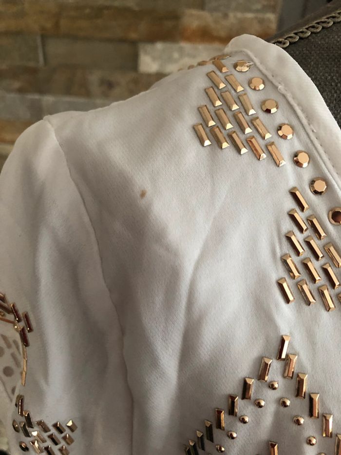 Robe blanche et beige Guess by Marciano 40 - photo numéro 4