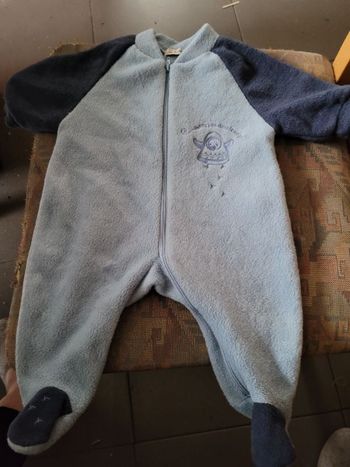 Pyjama polaire in extenso 1 mois