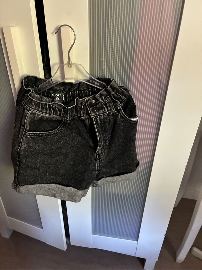 Short en jeans