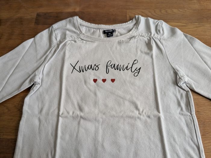 T-shirt Xmas family fille 8 ans Kiabi - photo numéro 3