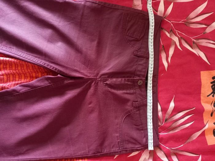 Pantalon violet foncé 7/8 ieme taille XL - photo numéro 6