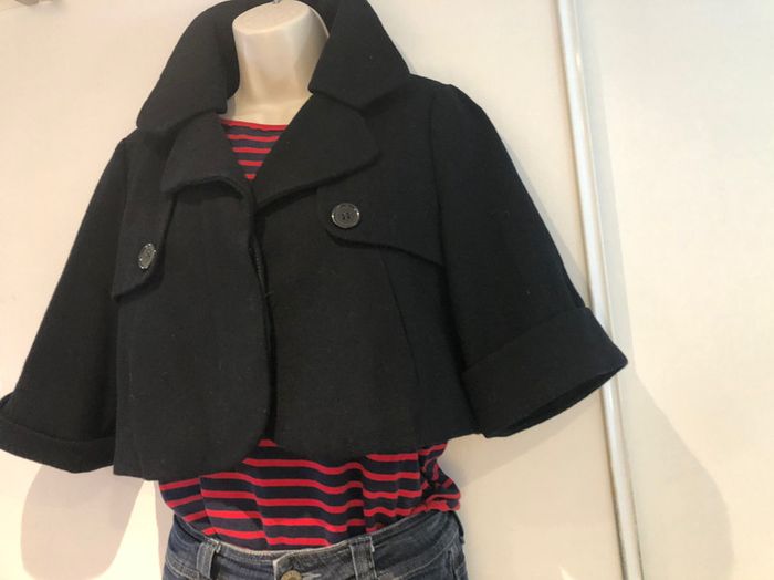 Camaïeu petite veste matière Caban taille 38 - photo numéro 15
