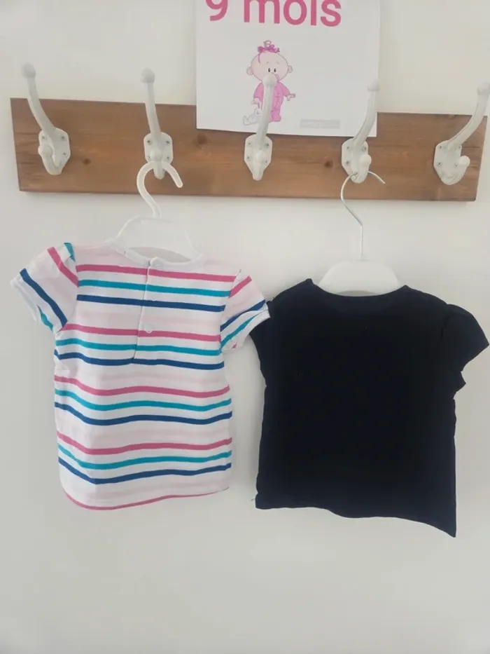 Lot 2 tee-shirts 9m - photo numéro 6