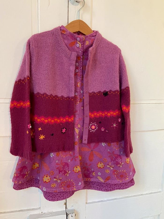 Ensemble robe et gilet Catimini 5 ans - photo numéro 18