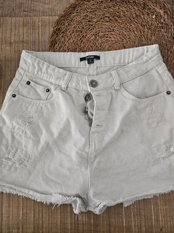 Short gris clair 14ans 