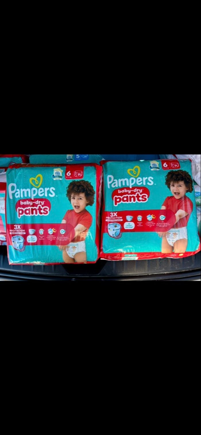 Pampers pants 2 paquet neuf taille 6