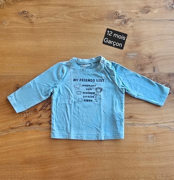 Tee-shirt manches longues bébé garçon