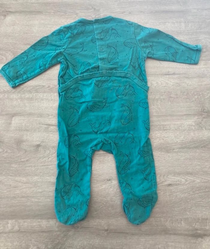Pyjama 1 pièce coton 12 mois kiabi - photo numéro 2