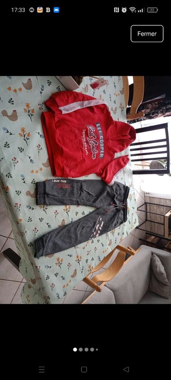 Jogging taille 10 ans 