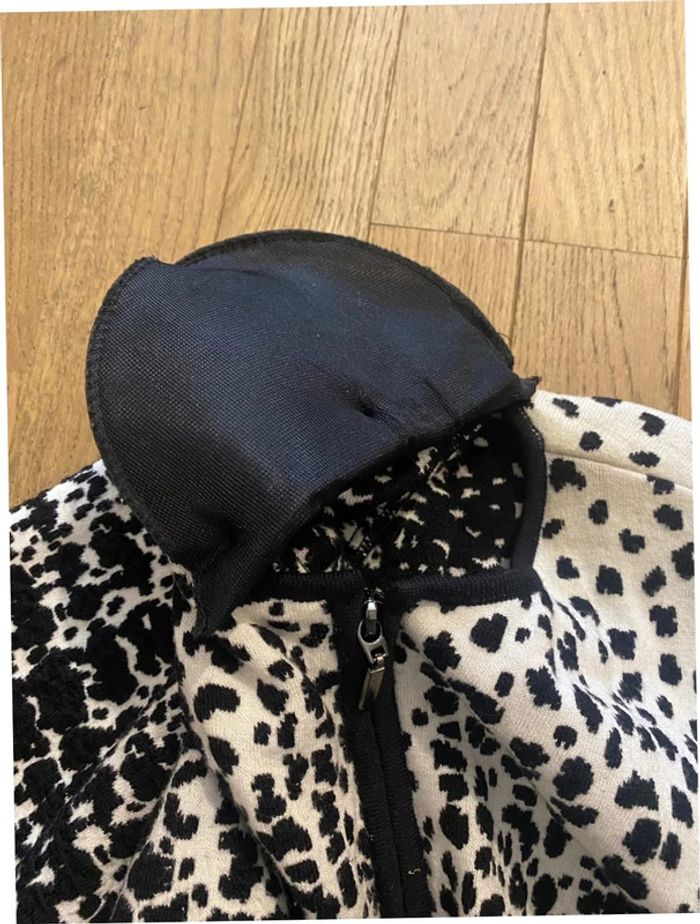 Veste en laine imprimé animal noire et blanc Stizzoli taille 50 (46 FR) - photo numéro 7