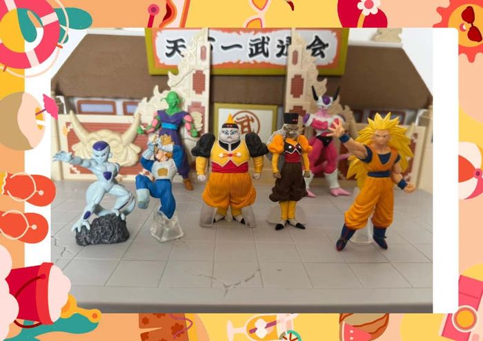 Lot Gashapon dragon ball cyborg goku ssj3 freezer frieza freeza piccoli C15 C16 - photo numéro 3