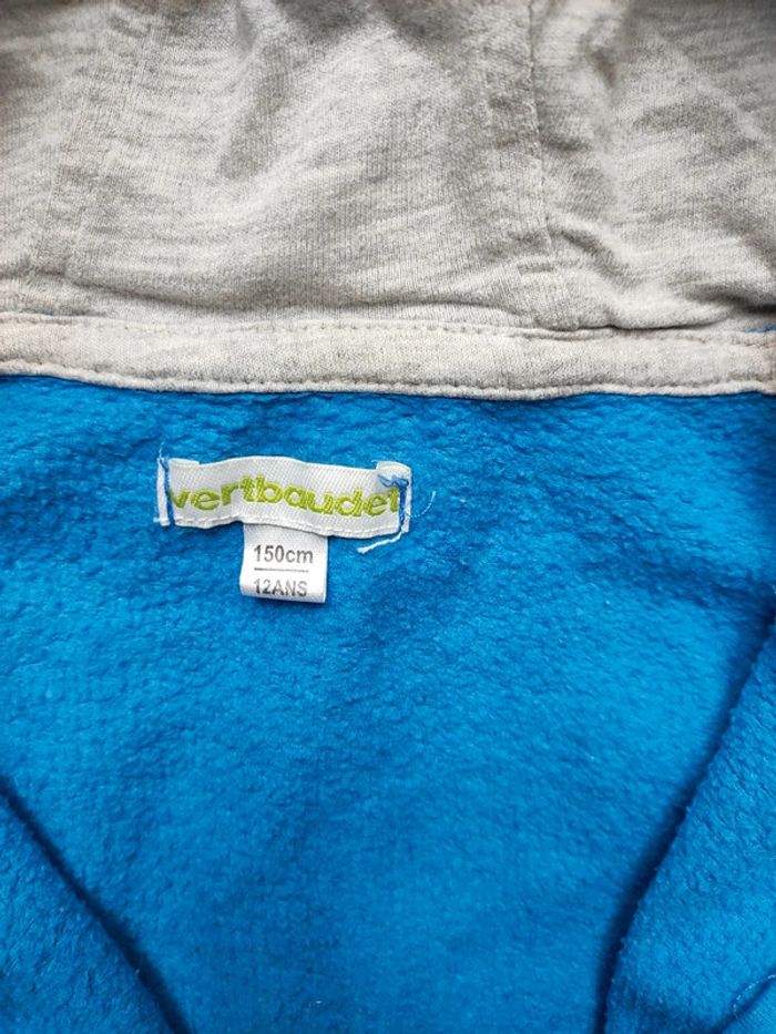 Sweat à capuche garçon taille 12 ans. - photo numéro 2