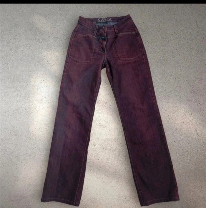 Jean jambes larges violet Closed taille 36 - photo numéro 2