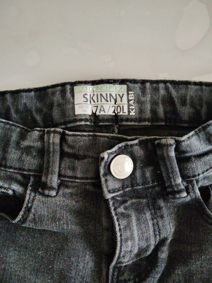Jean skinny fille taille 7 ans - photo numéro 3