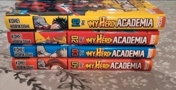 Manga my hero academia. Tomes 1,2,3,4