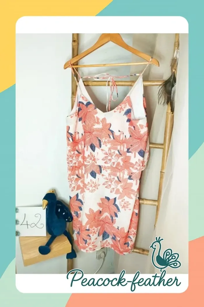 Robe orange edji neuve 42