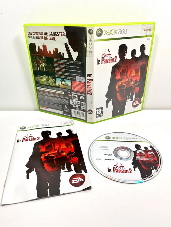 🇫🇷 Jeu XBoX 360 : Le Parrain 2 - Complet . PAL - FR - photo numéro 3