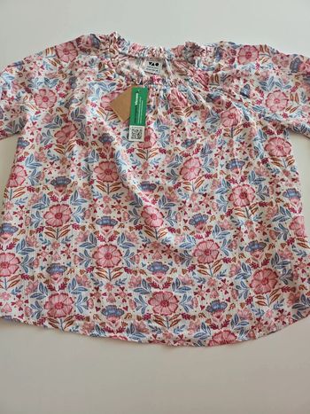 Blouse Tape à l'oeil imprimé floral rose