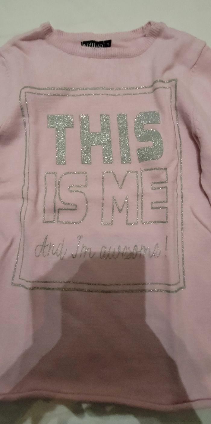 Pull rose 10 ans - photo numéro 2