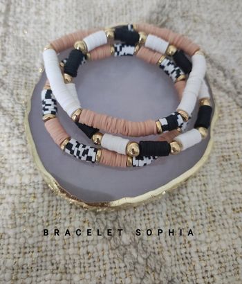 Lot de bracelets perles heishi