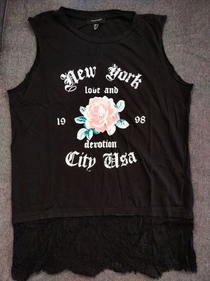 T-shirt noir rock