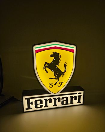 Lampe lumineuse à led Ferrari