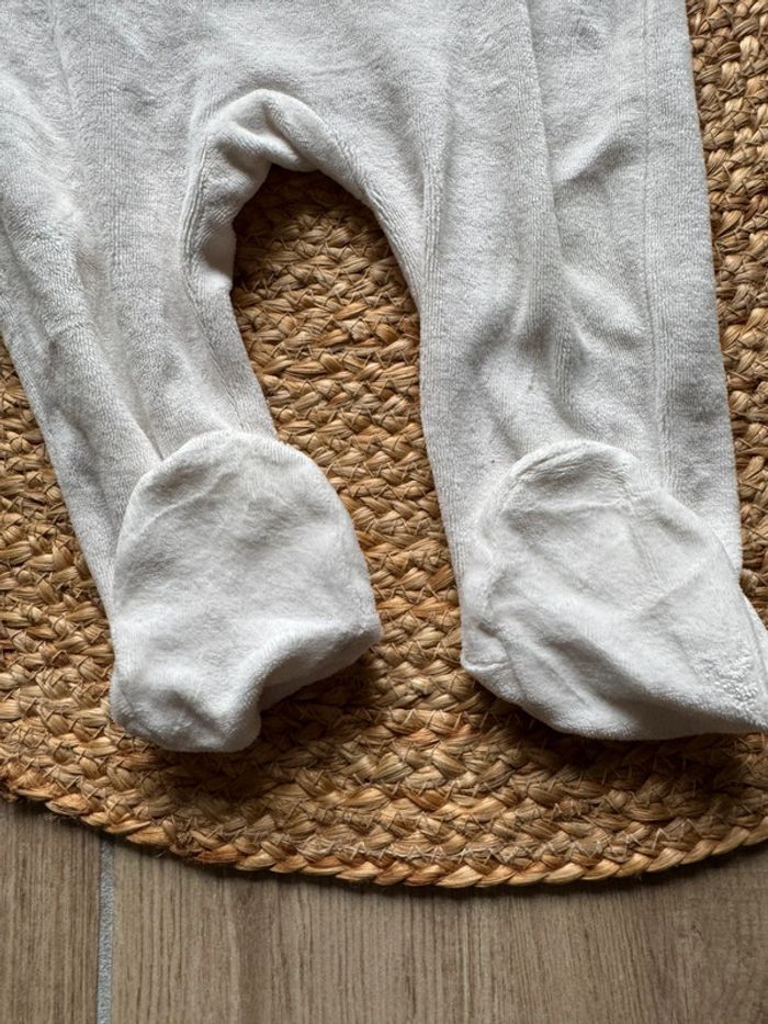 Pyjama velours col liberty Cyrillus 12m - photo numéro 5