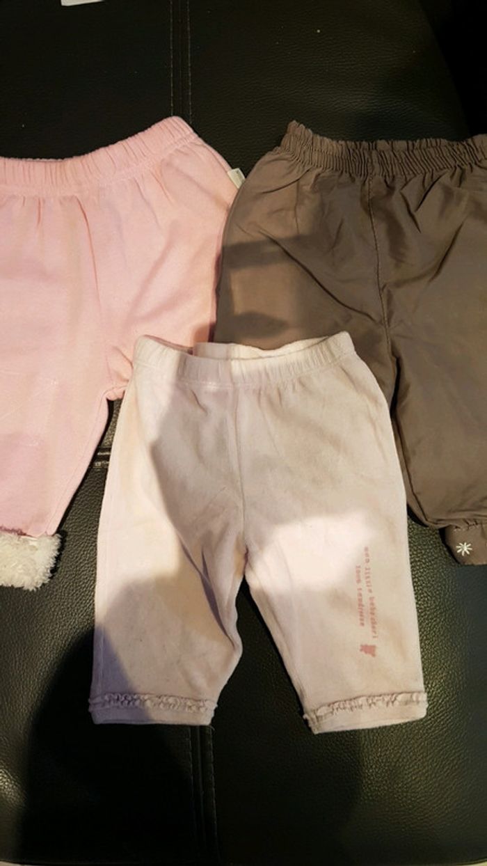 Lot 3 pantalons 6 mois