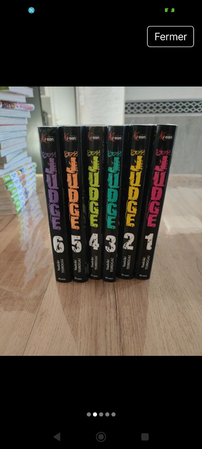 Lot 6 mangas judge - photo numéro 2