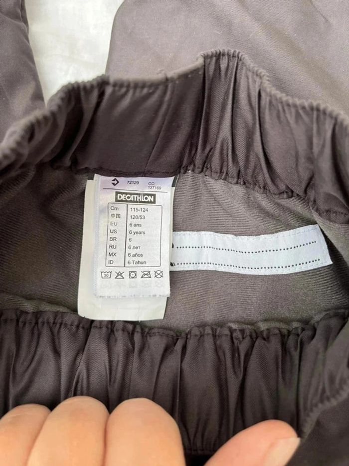 Pantalon de ski 6 ans gris noir - photo numéro 3