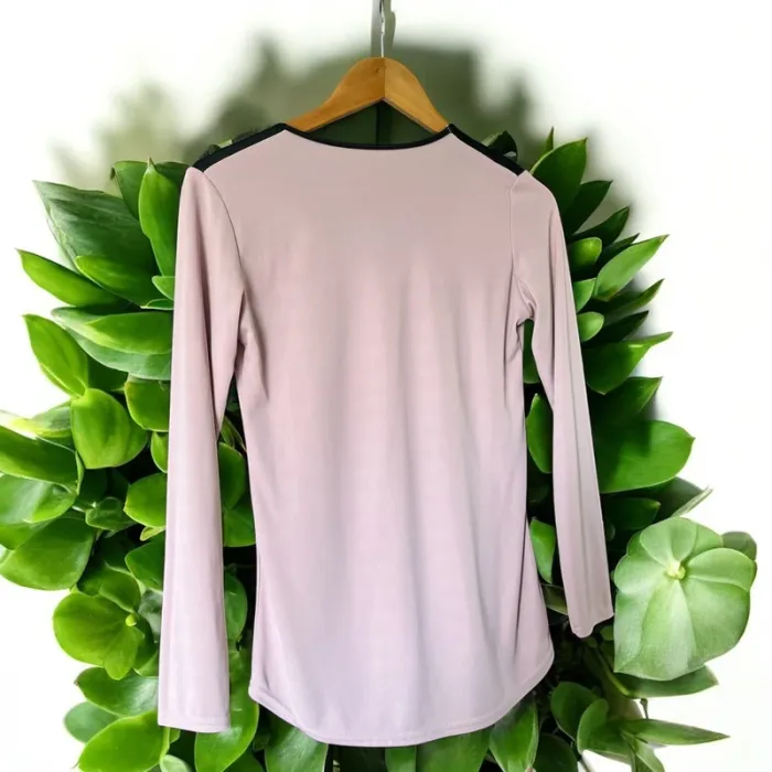 Haut rose poudrée fabriqué en France taille unique - photo numéro 2