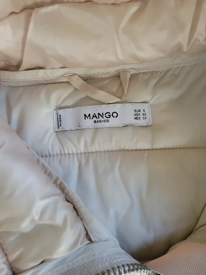 Doudoune crème ''Mango'', taille XS. - photo numéro 5