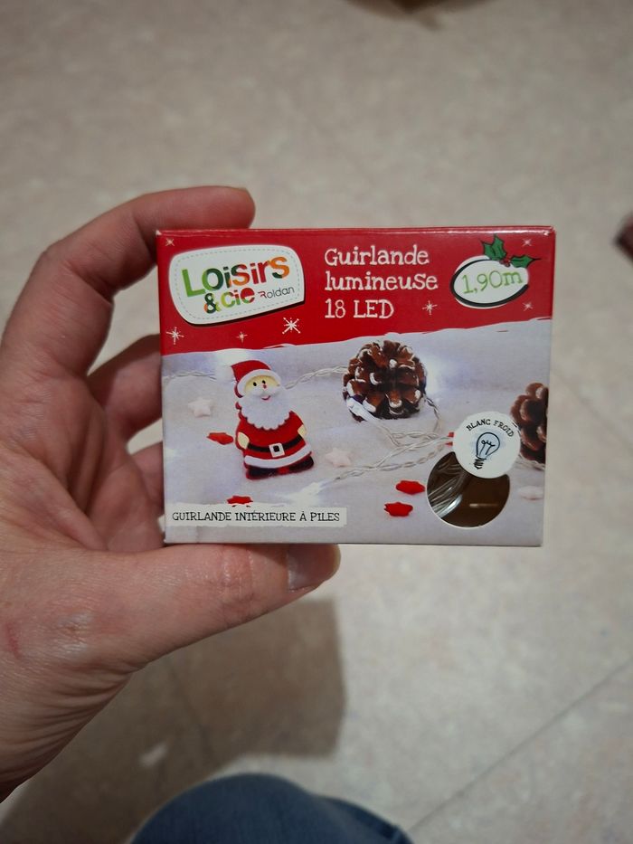 Lot de 3 guirlandes lumineuses 18 led - photo numéro 2