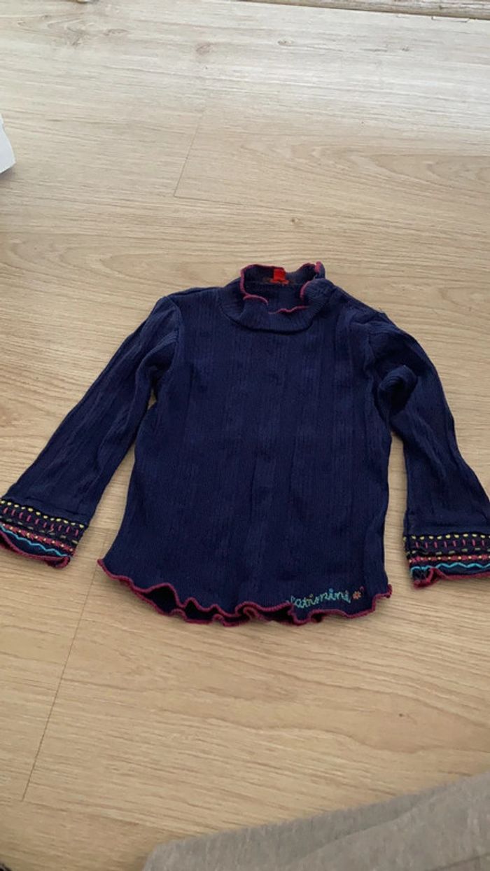 T- shirt manches longues fille 18 mois