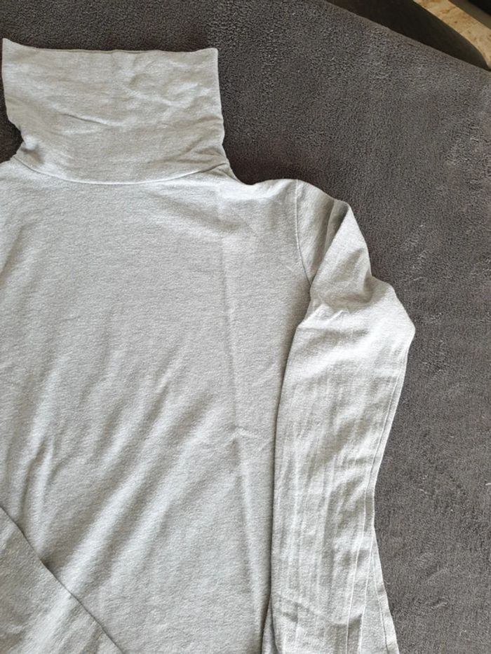 Sous pull gris fille 10 ans - photo numéro 3