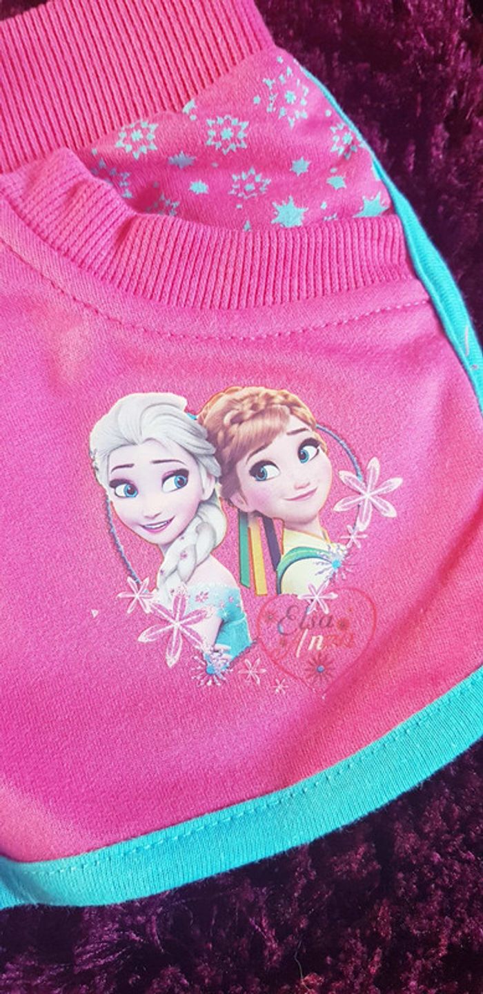 ensemble jupe short la reine des neiges disney - photo numéro 5