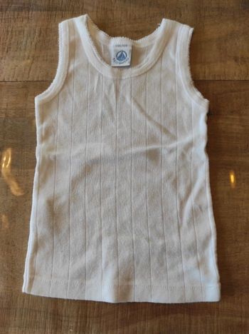 Débardeur blanc Petit Bateau