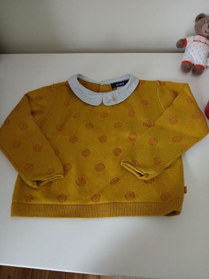 Pull 3 ans col claudine