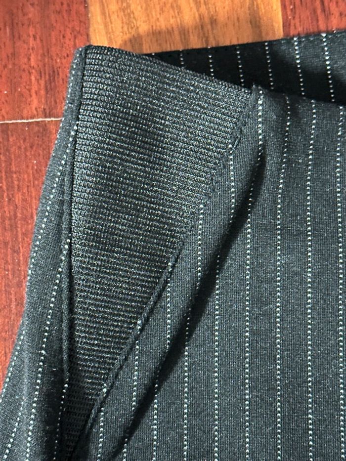C&A - Pantalon noir et blanc rayé - photo numéro 4