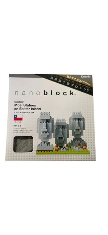 Nano Block Moai Statues On Eater Island Kawada neuf