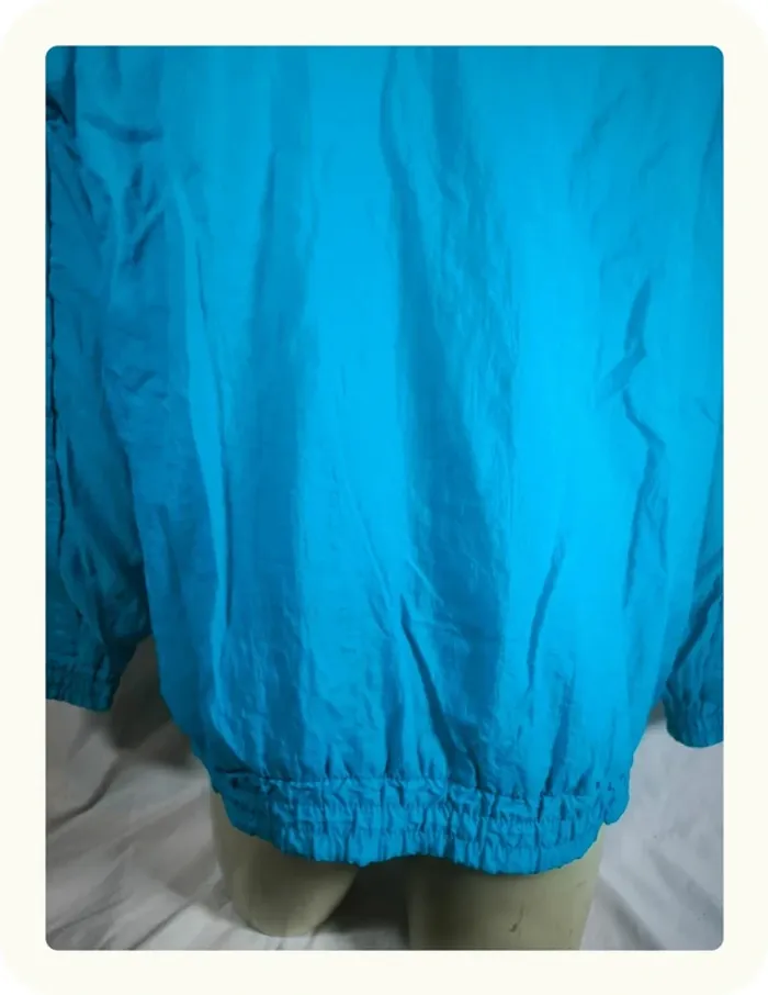 Veste sport vintage turquoise Taille 3XL - photo numéro 5