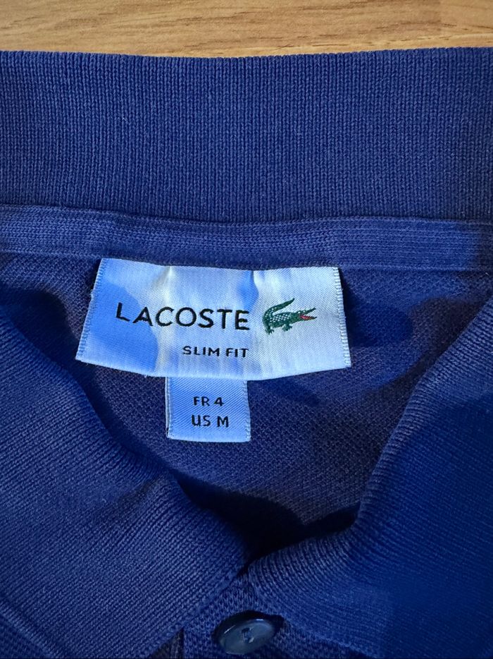 Polo Lacoste bleu - photo numéro 4