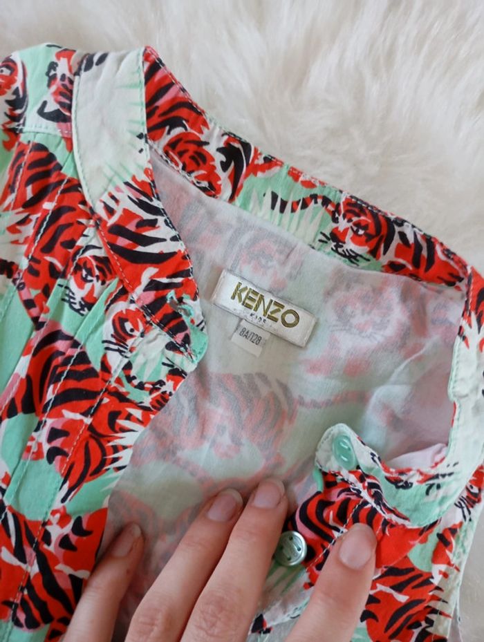 Kenzo 🐅 robe chic imprimé tigre 8 ans - photo numéro 3