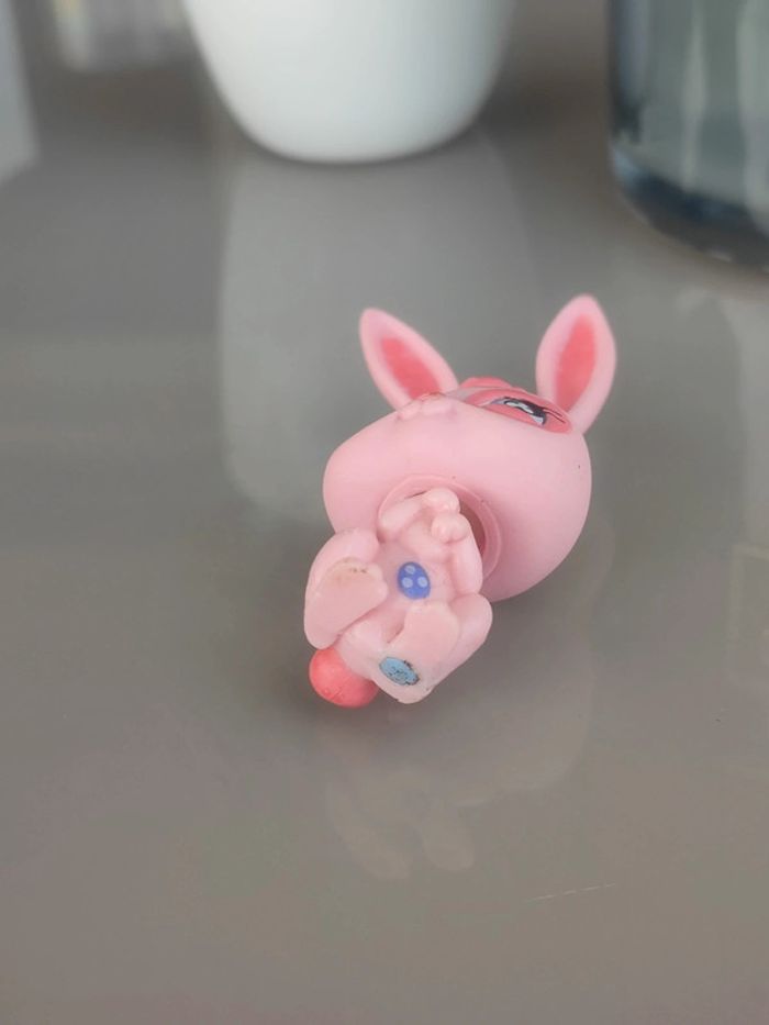 Littlest Pet Shop pink bunny rabbit #500 - photo numéro 3