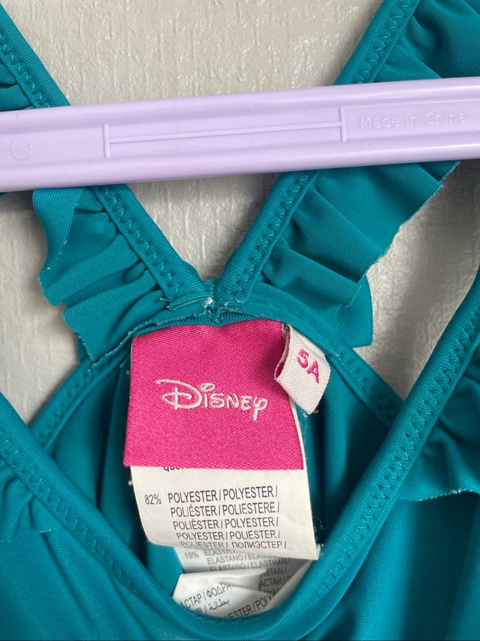 Maillot de bain 1 pièces bleu/ petite sirène gille 5 ans Disney /kiabi - photo numéro 5