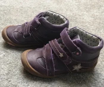 Bottines en cuir à scratch Vertbaudet 26