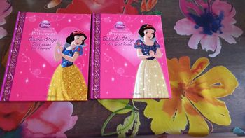 Lot de 2 livres blanche neige : deux cœurs qui s aiment et blanche neige et les 7 nains