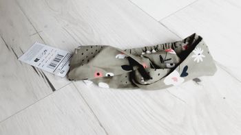 Vêtement fille bandeau kaki motifs fleurs Orchestra taille unique Neuf