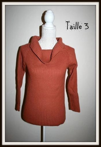 Pull col châle taille 3