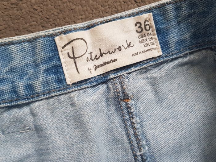 Jupe jean bicolore 36 - photo numéro 3